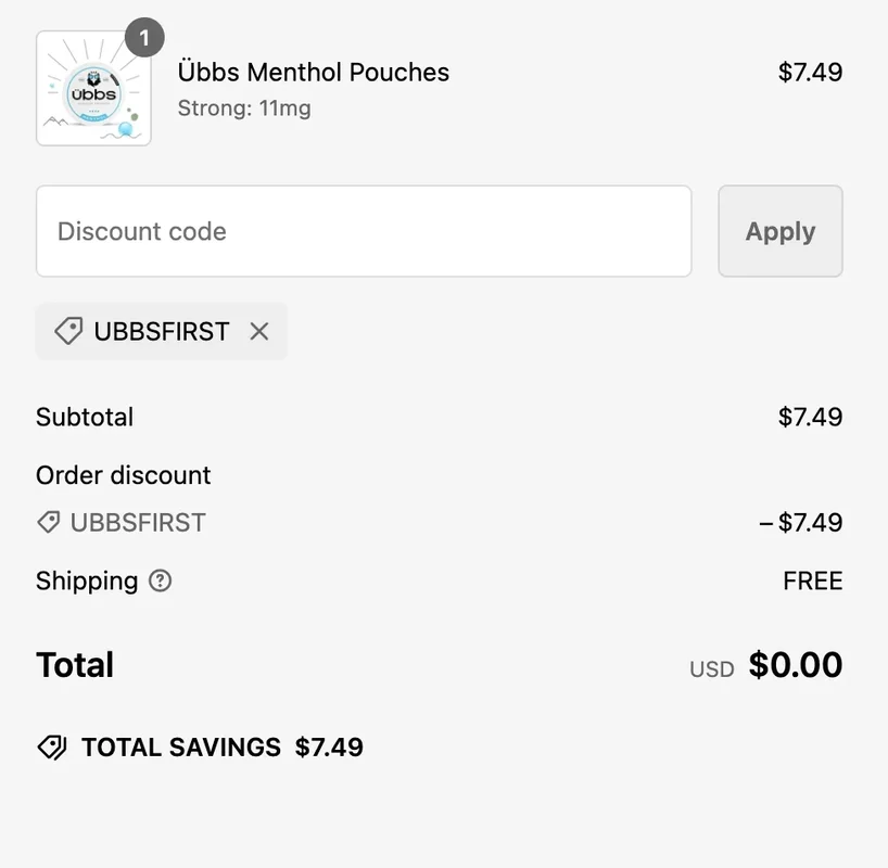 Free Übbs Nicotine Pouches + Free Shipping (Hurry) – Topsave